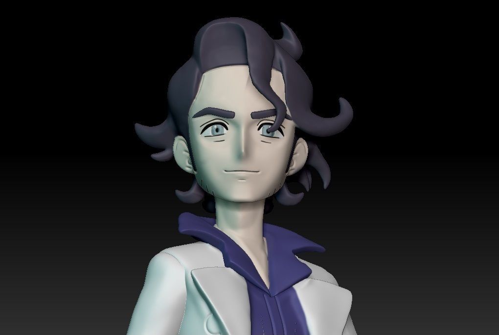 Pokemon Kalos Professor Sycamore 3D print model_1