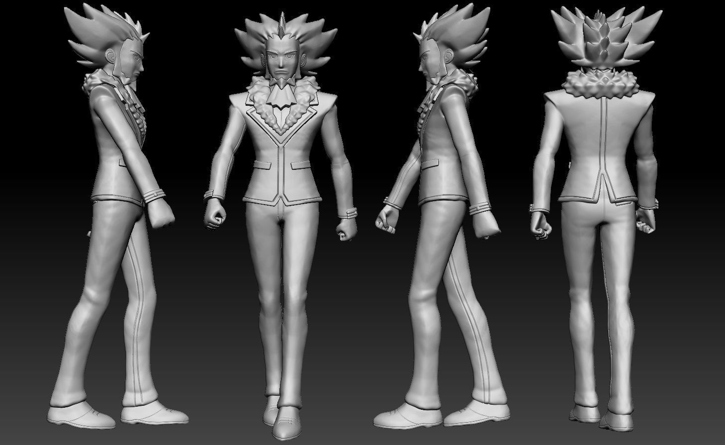 Pokemon Team Flare Boss Lysandre 3D print model_2