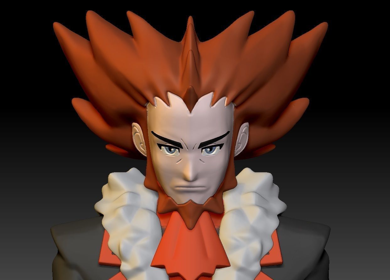 Pokemon Team Flare Boss Lysandre 3D print model_1