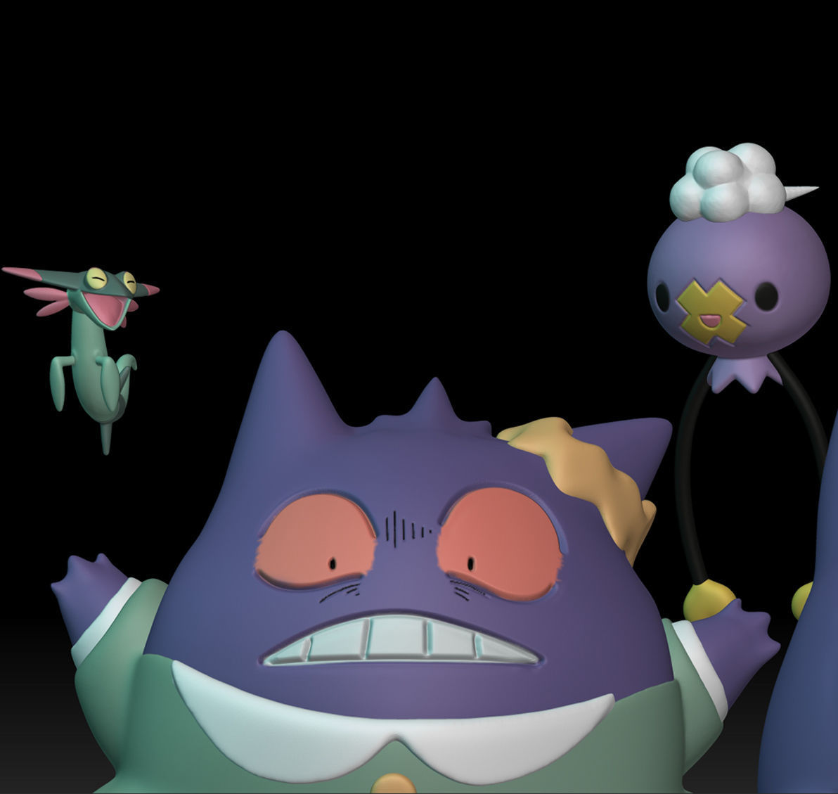 Pokemon Gengar Shouko Poketoon TV 3D print model_5