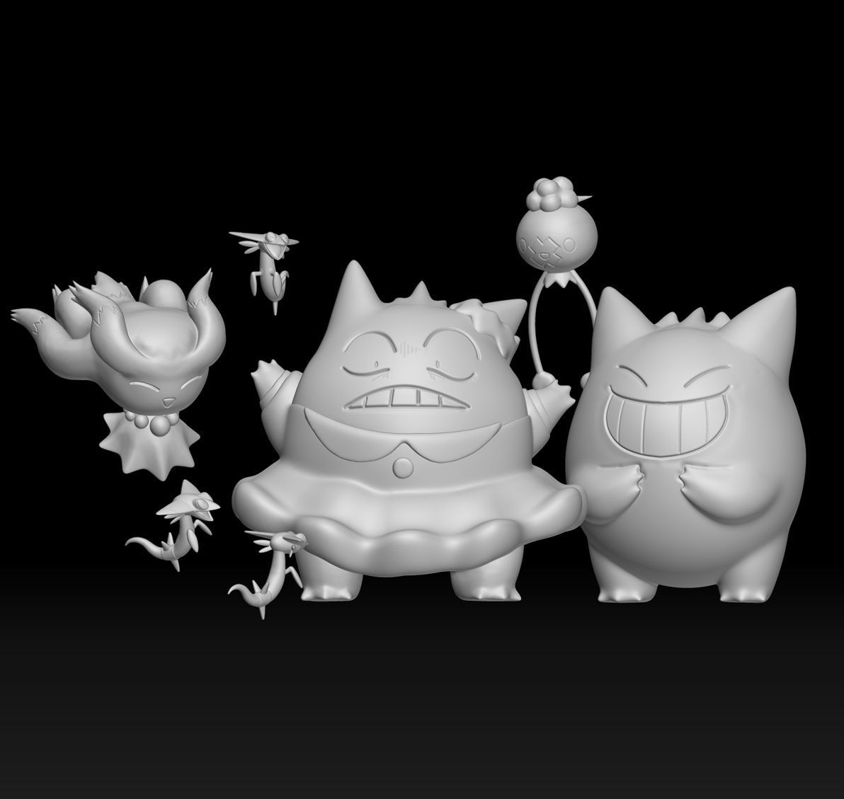 Pokemon Gengar Shouko Poketoon TV 3D print model_2