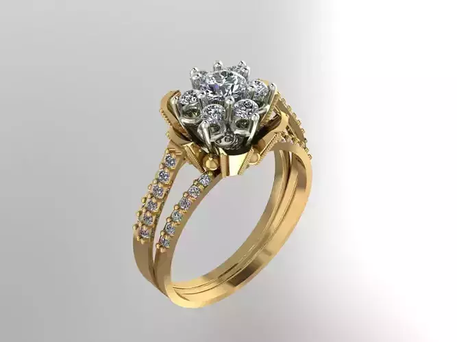 Ring jewelry 3D print model 3D print model 2021