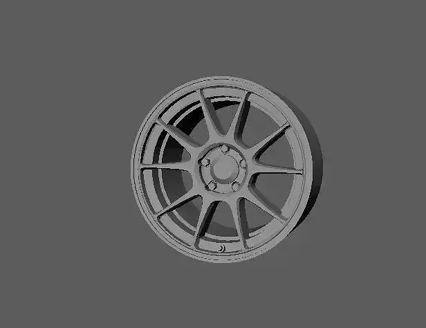 WEDS TC105 3D Print Ready Diecast Rims