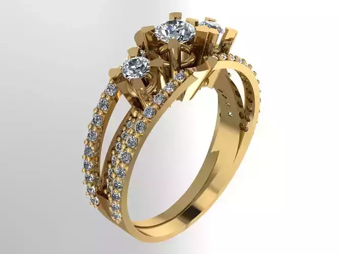 Ring jewelry 3D print model 3D print model 2021