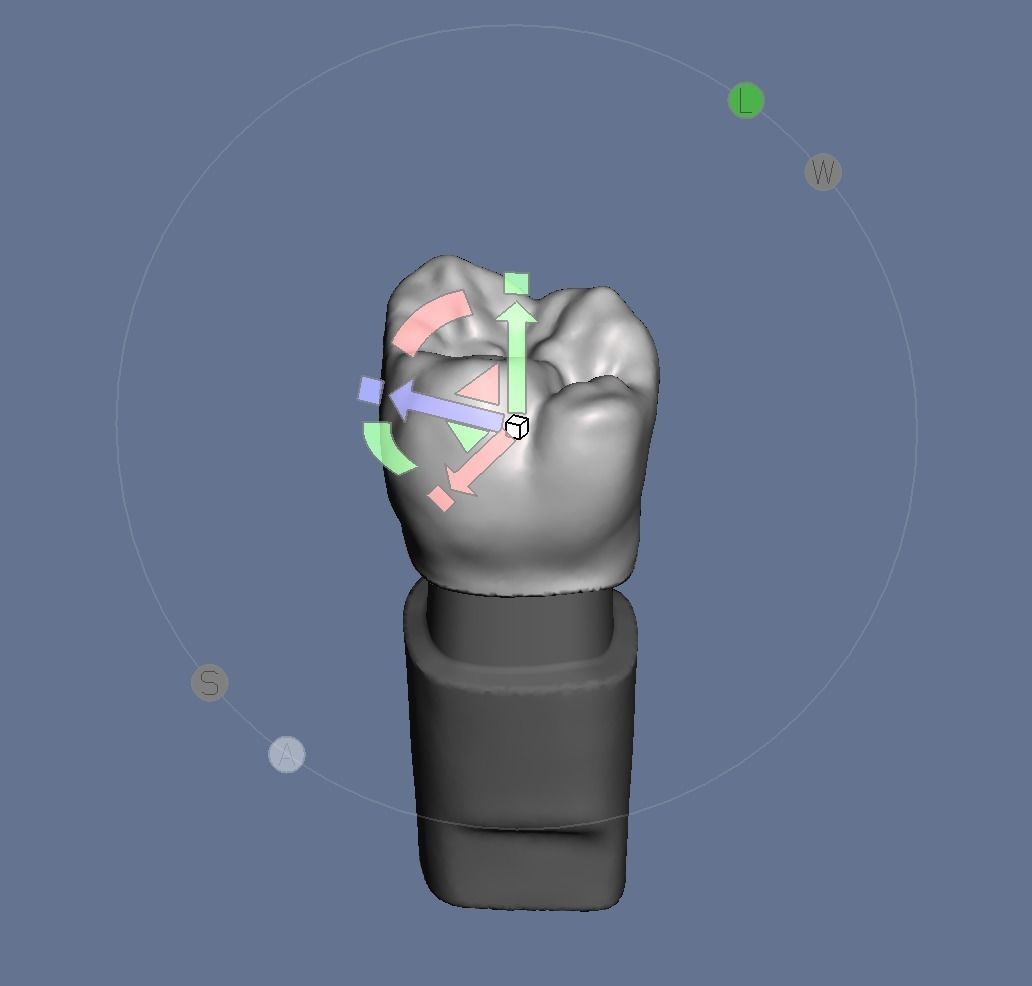 Sample data for test print tooth number 26 Free 3D print model_3