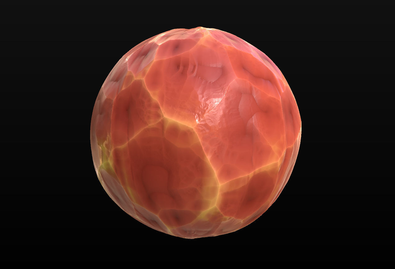 8 Stylized and Seamless Crystals PBR Materials - Set 2 Texture_19