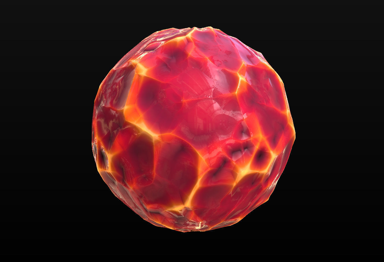 8 Stylized and Seamless Crystals PBR Materials - Set 2 Texture_7