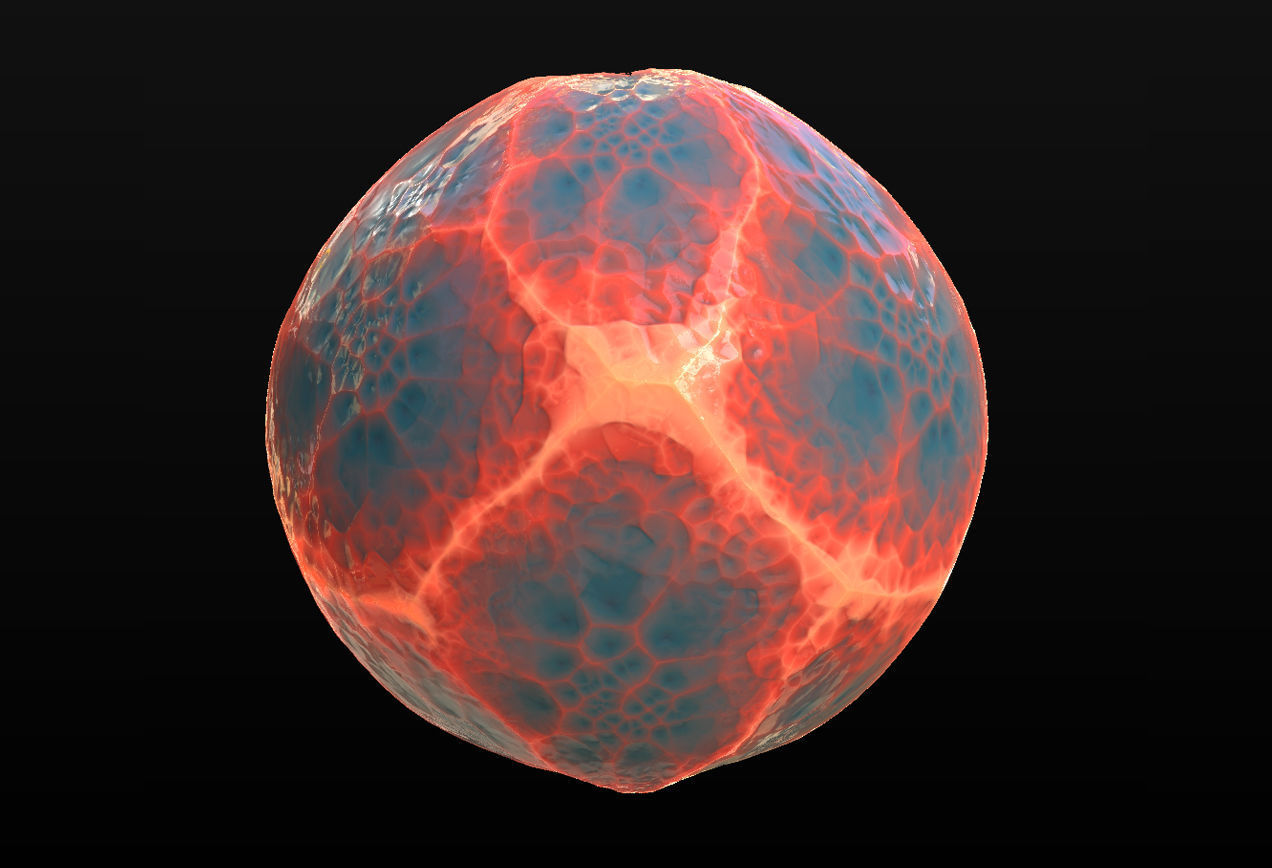 8 Stylized and Seamless Crystals PBR Materials - Set 2 Texture_22