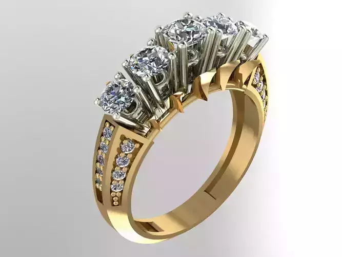 Ring jewelry 3D print model 3D print model 2021