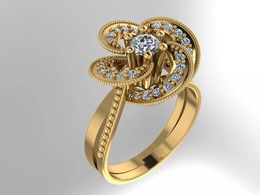 Ring jewelry 3D print model 3D print model 2021 3D print model_0