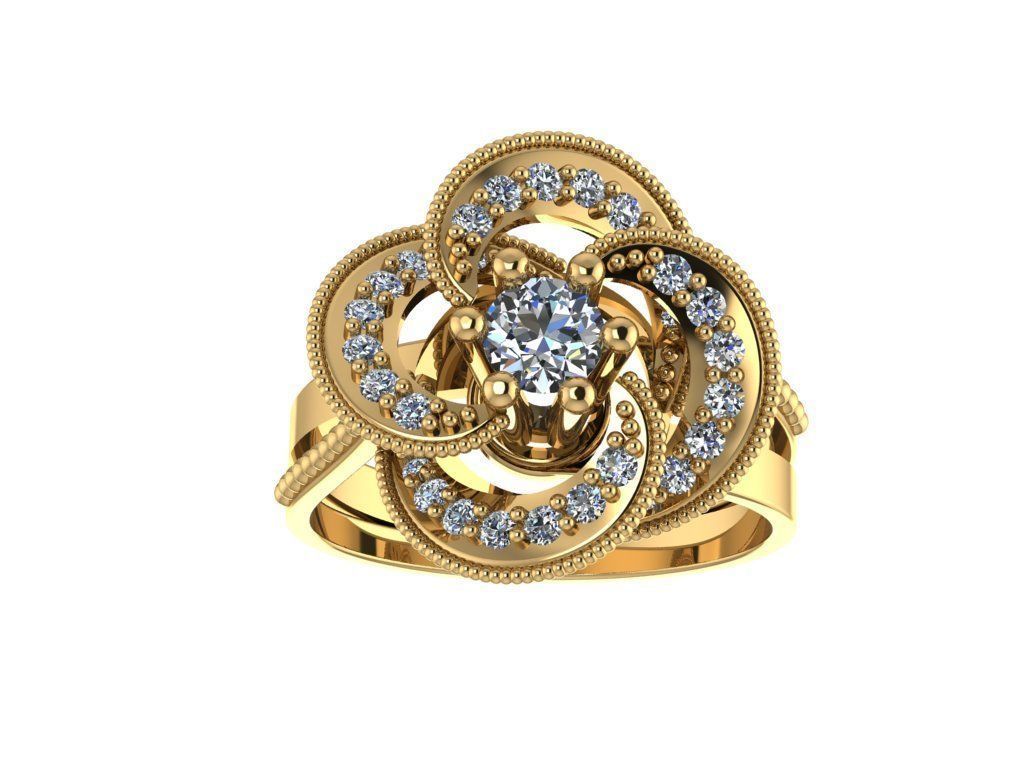 Ring jewelry 3D print model 3D print model 2021 3D print model_1