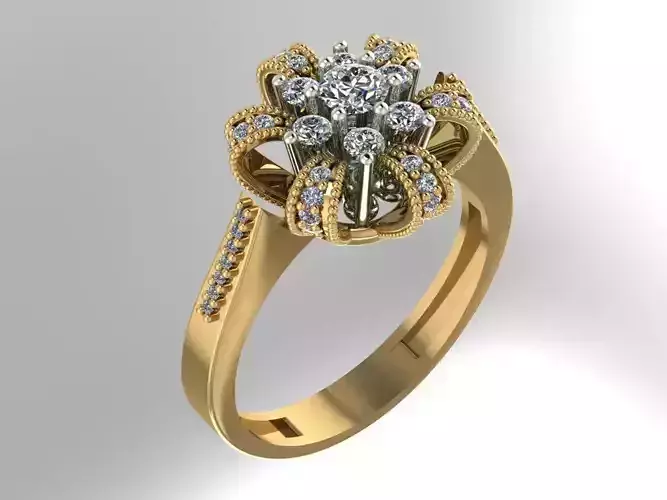 Ring jewelry 3D print model 3D print model 2021