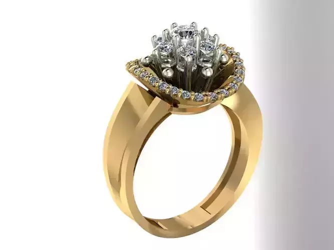 Ring jewelry 3D print model 3D print model 2021