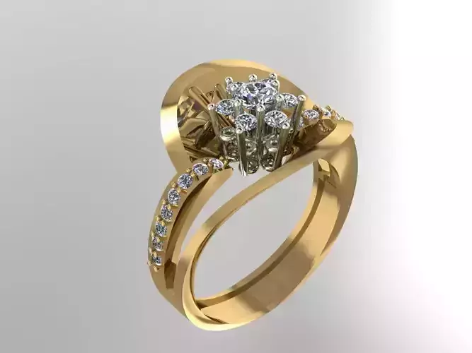 Ring jewelry 3D print model 3D print model 2021