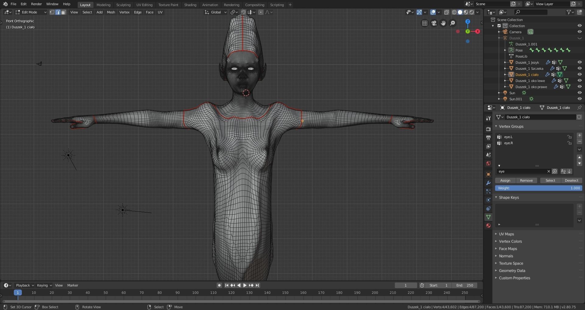 Water Ghost - River Low-poly 3D model_12