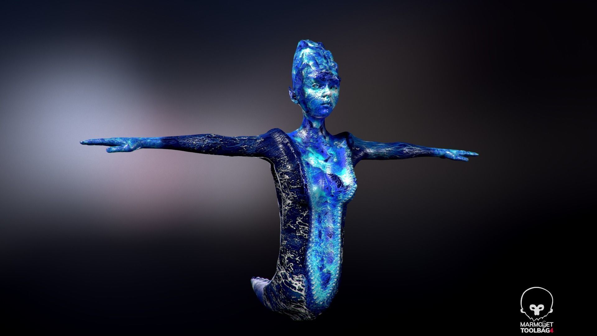 Water Ghost - River Low-poly 3D model_3