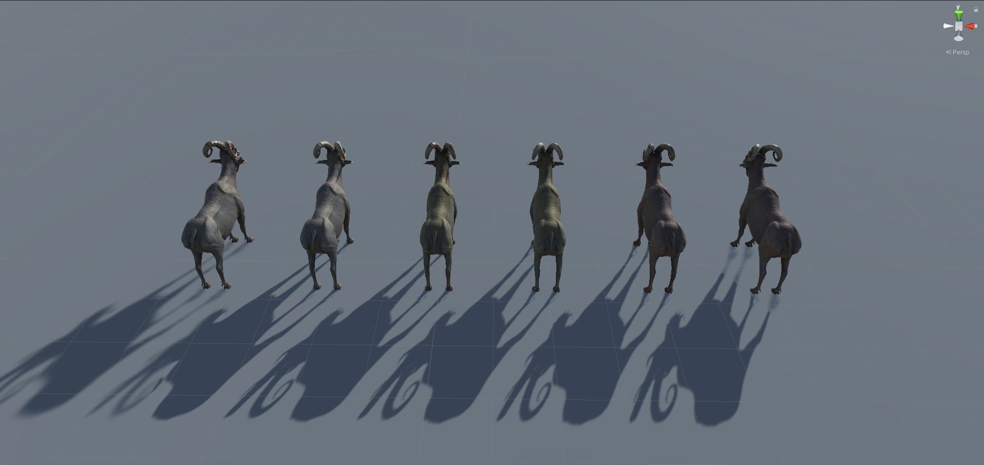 Fantasy Goat Low-poly 3D model_21