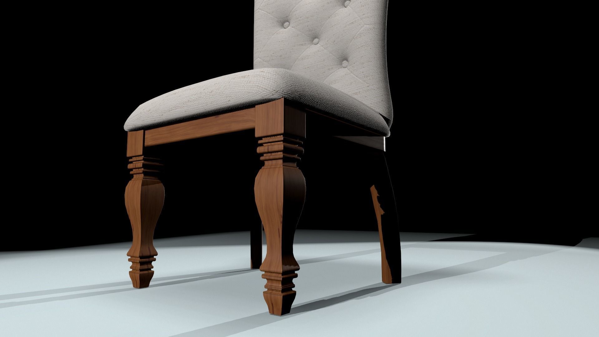 Chair Low-poly 3D model_10