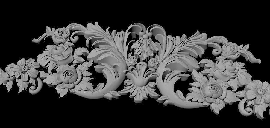 dekor ornament 3D model_1