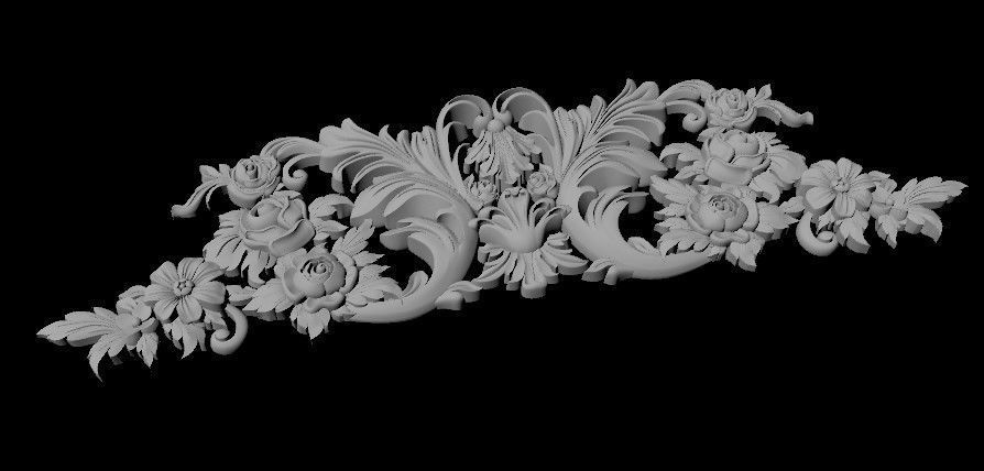 dekor ornament 3D model_2