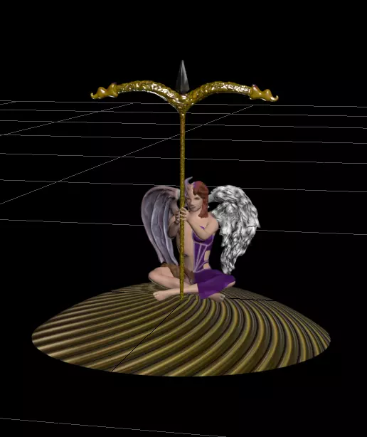 Libra Scales 3D model_0