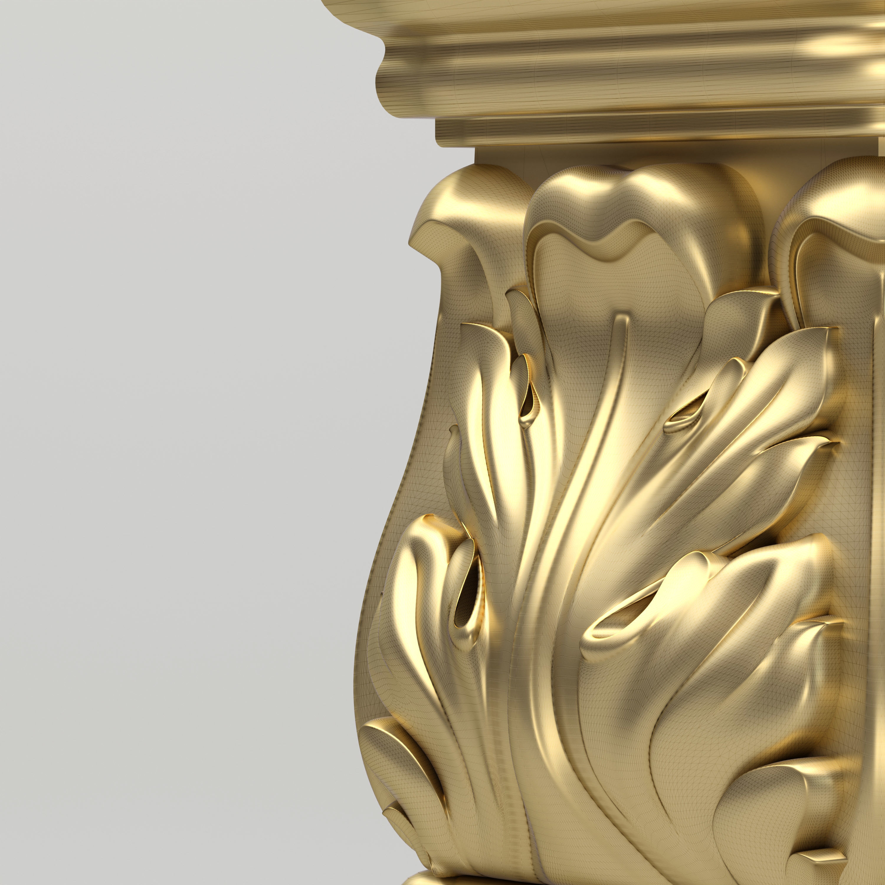 Carved Column 3D model_10