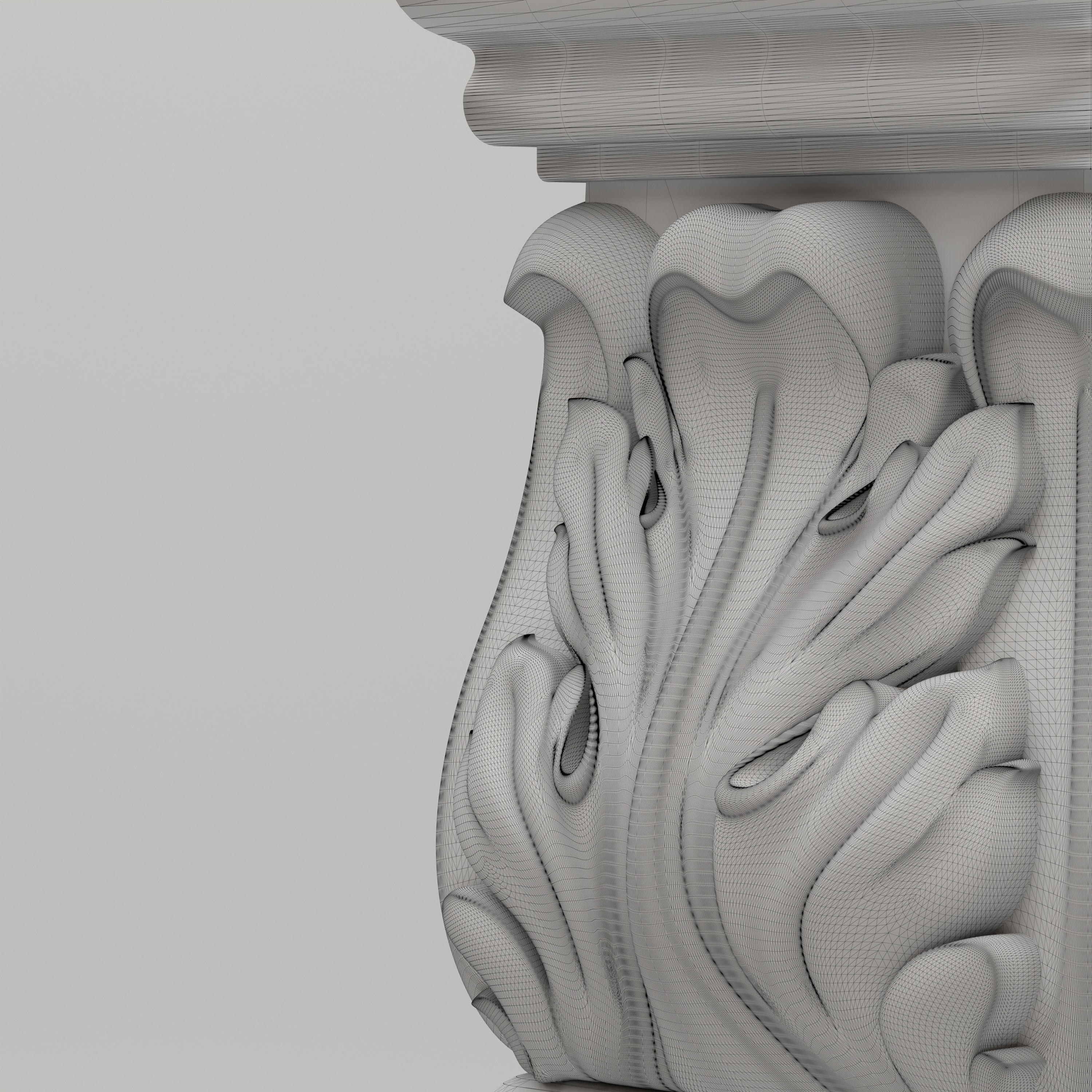 Carved Column 3D model_7