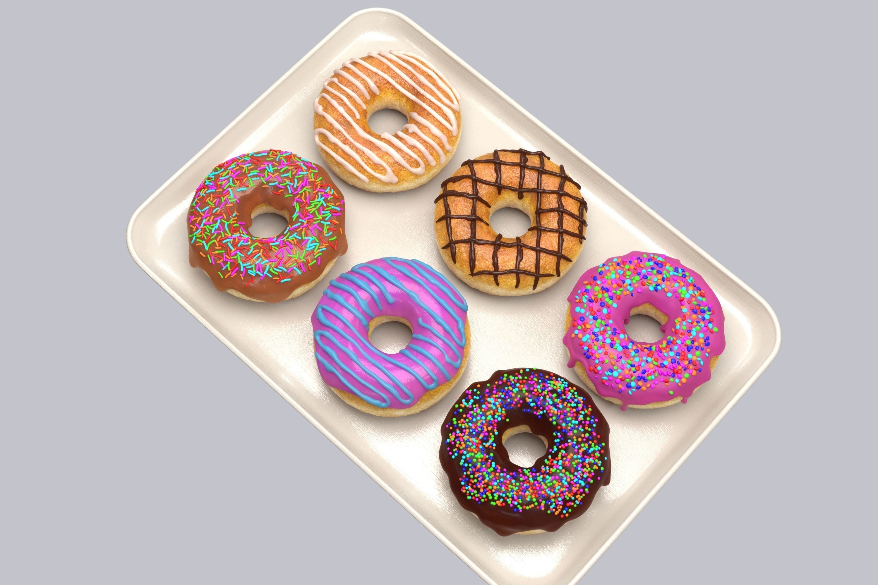 Donut  3D model_2