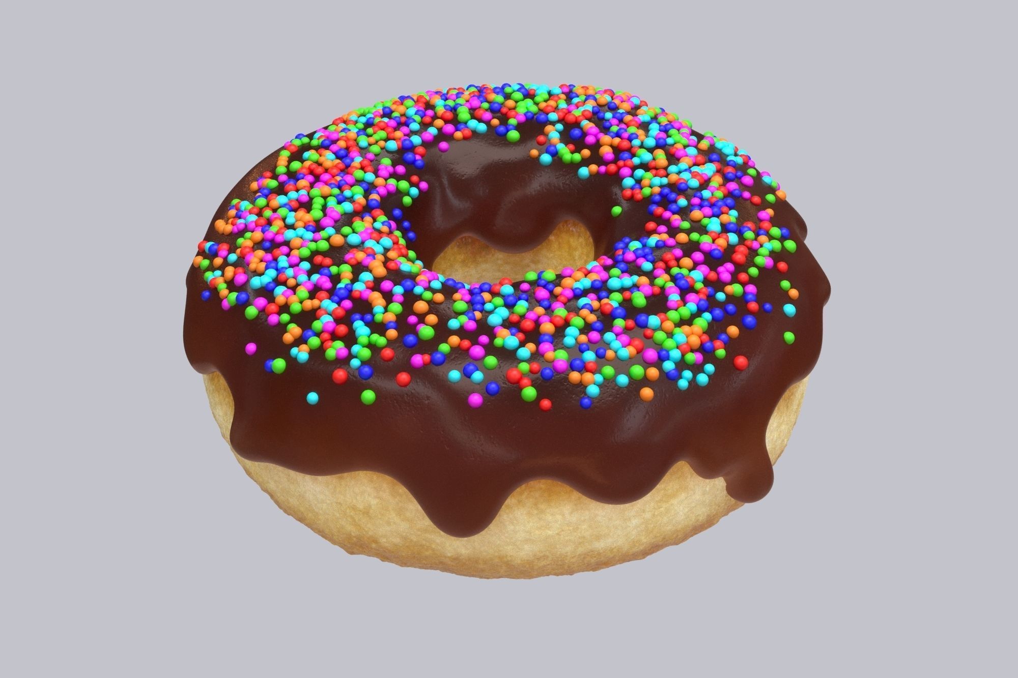 Donut  3D model_3