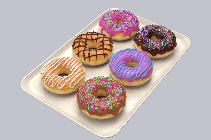 Donut  3D model 2