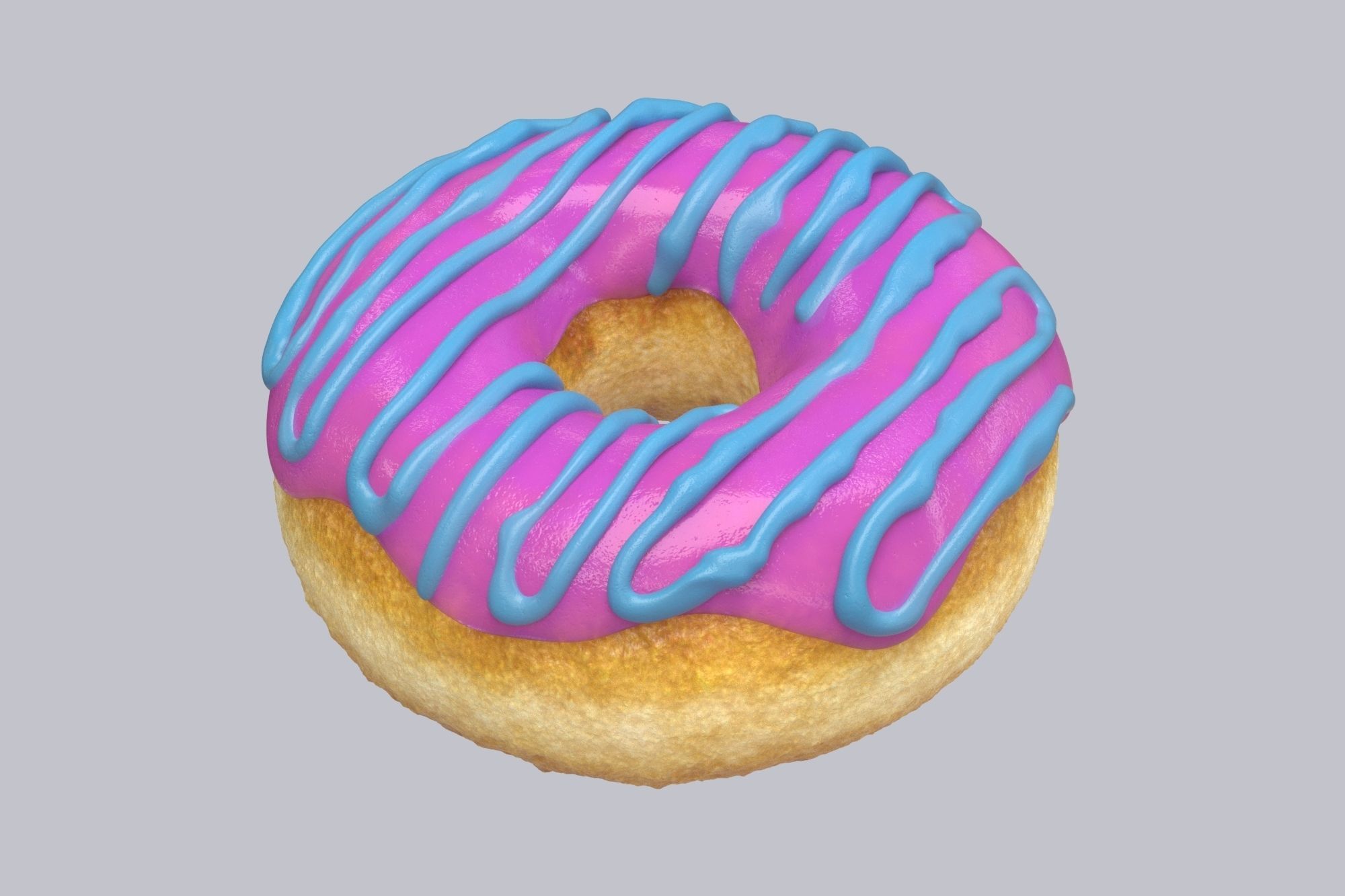 Donut  3D model_4