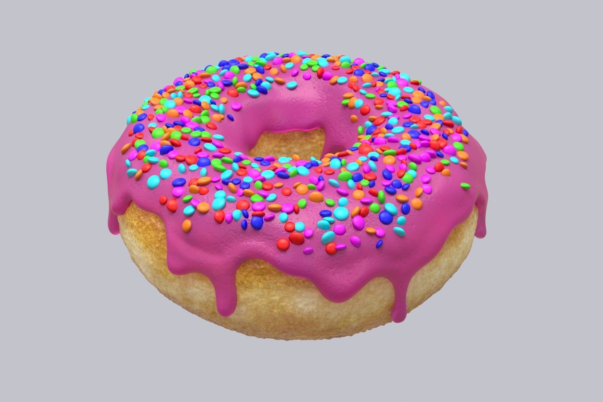 Donut  3D model_6