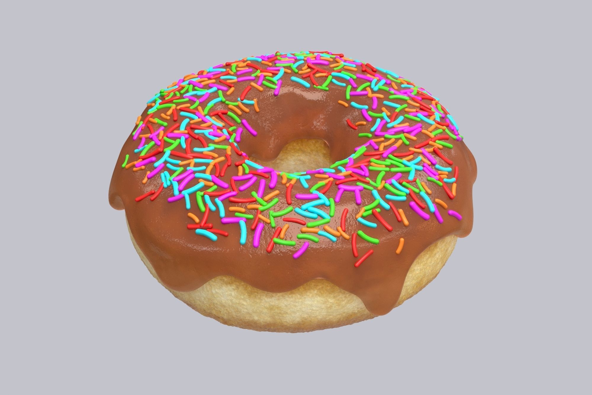 Donut  3D model_5