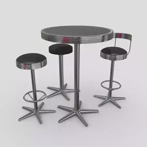 Bar Table With Stools