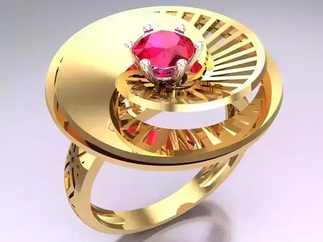  Italian rings - Womens Rings - N6660 3D print model