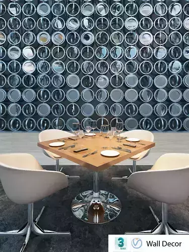 Feature Wall Decor Free 3D model