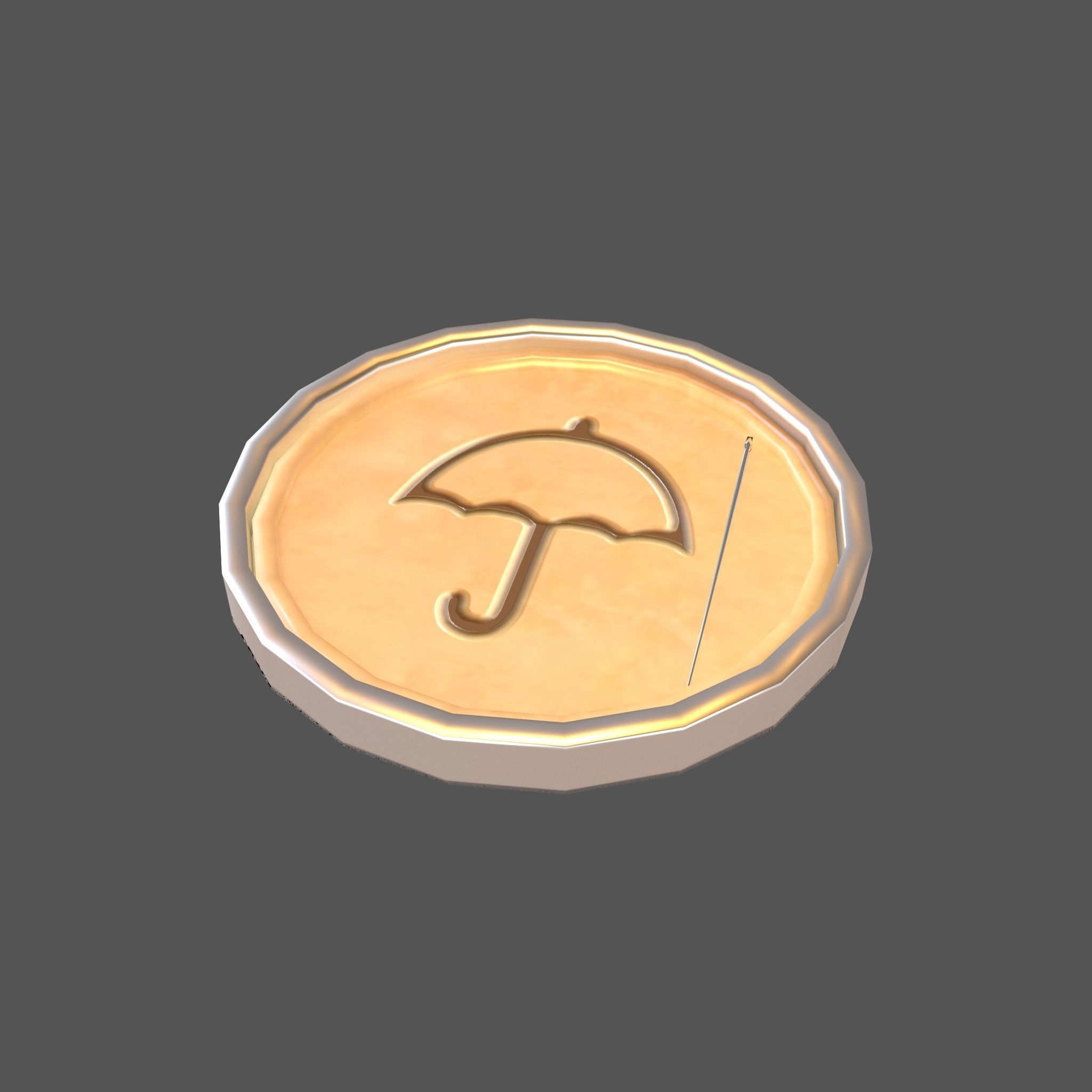 Honeycomb Toffee v1 004 Low-poly 3D model_1