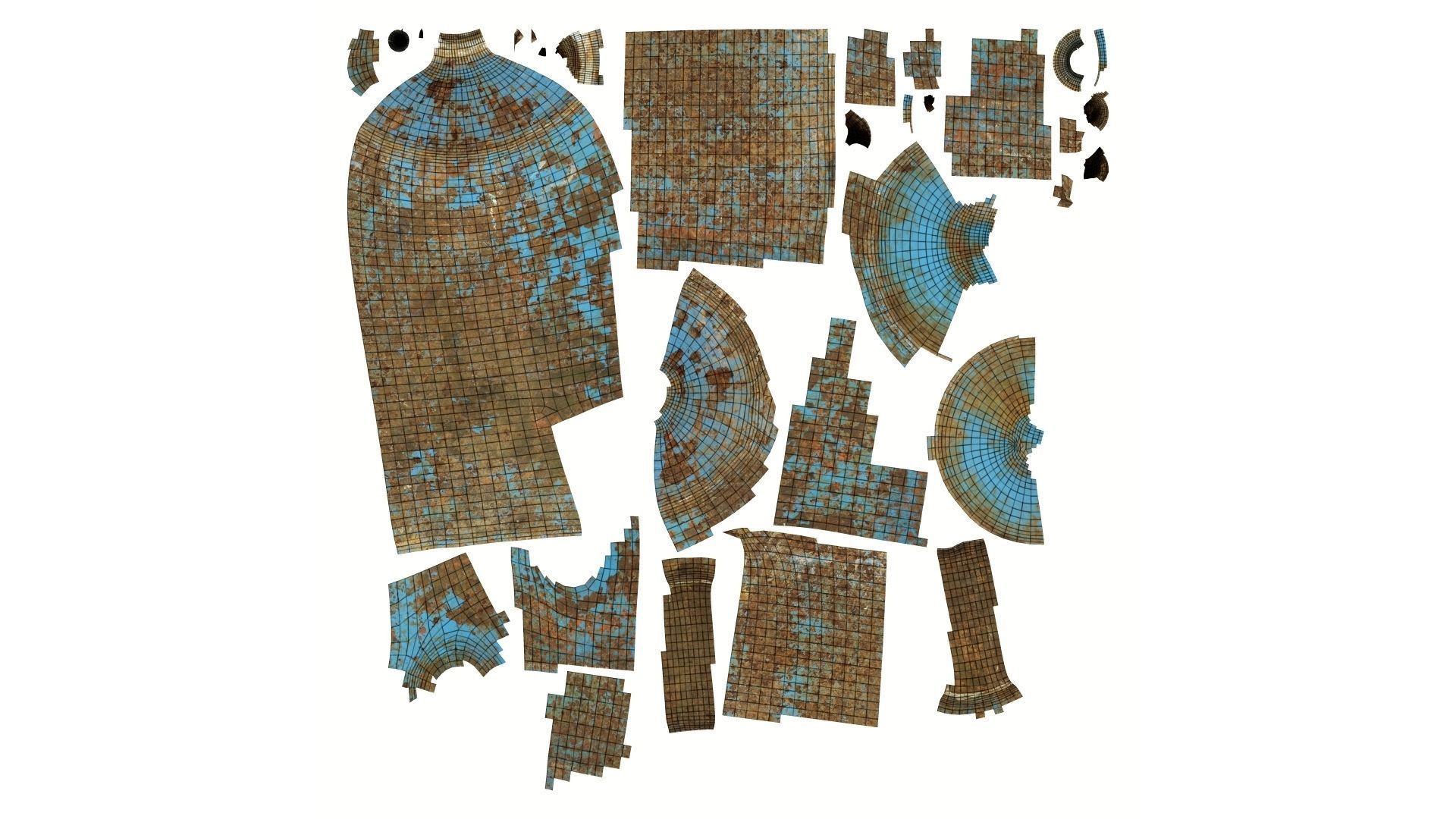 Rusty Metal Cylinder Raw Scanned 3D model_14