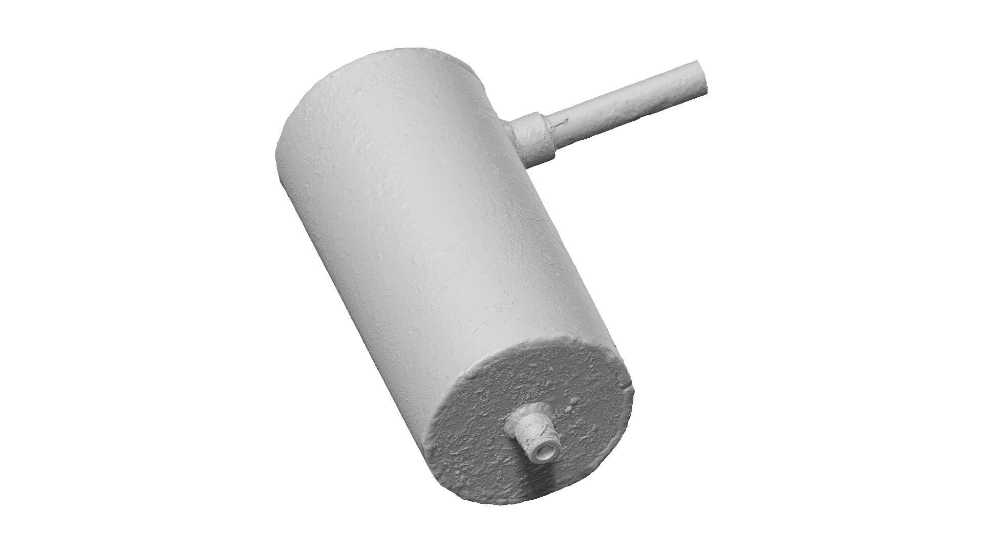 Rusty Metal Cylinder Raw Scanned 3D model_11