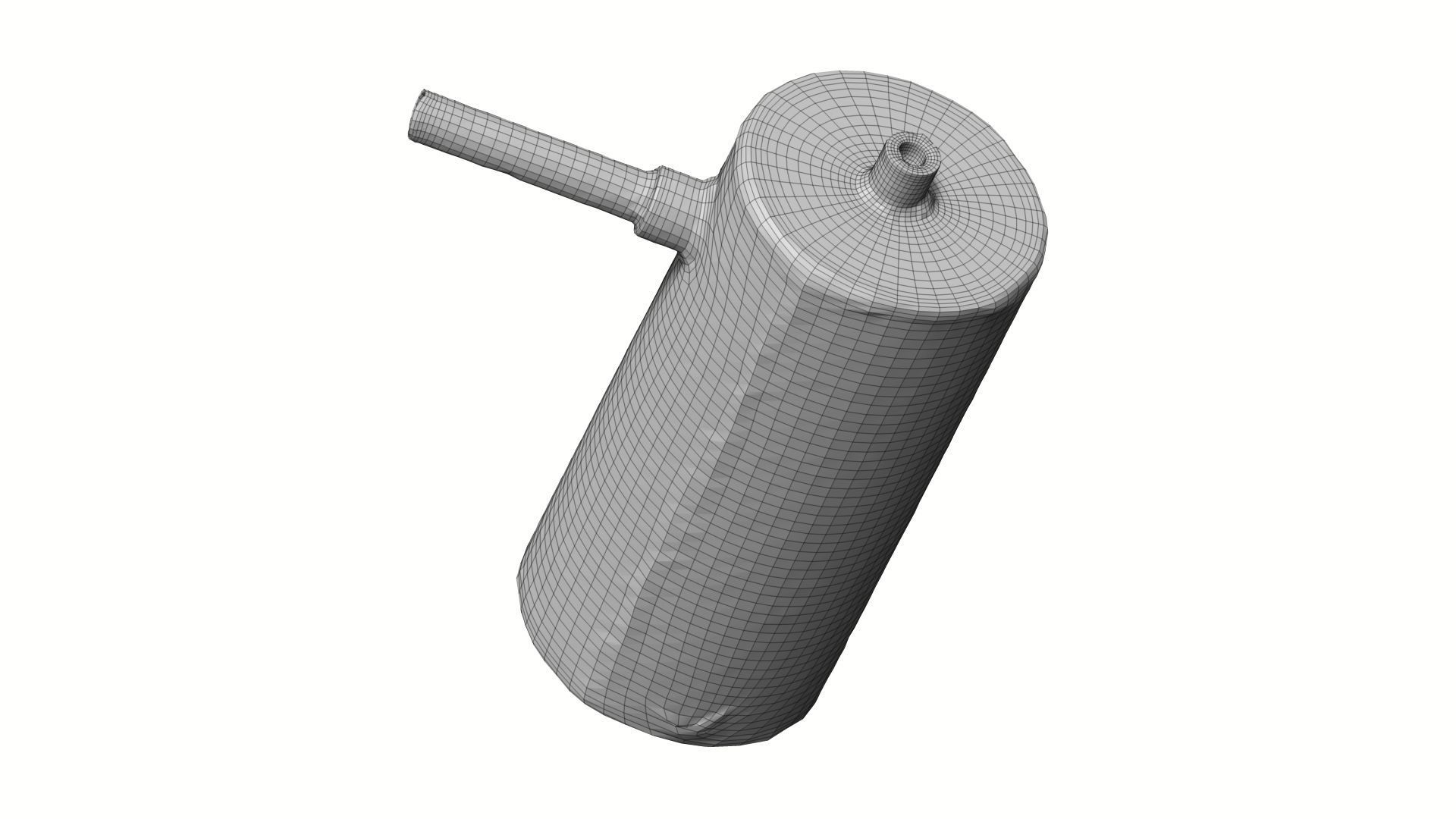 Rusty Metal Cylinder Raw Scanned 3D model_7