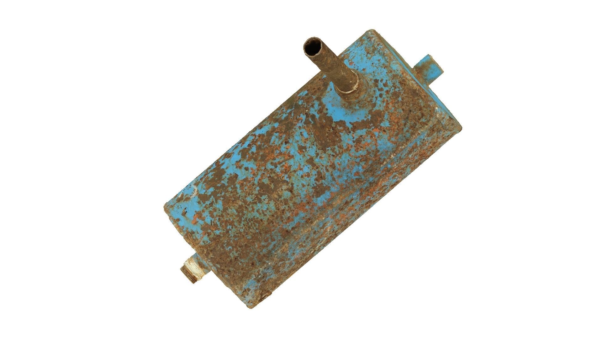 Rusty Metal Cylinder Raw Scanned 3D model_2