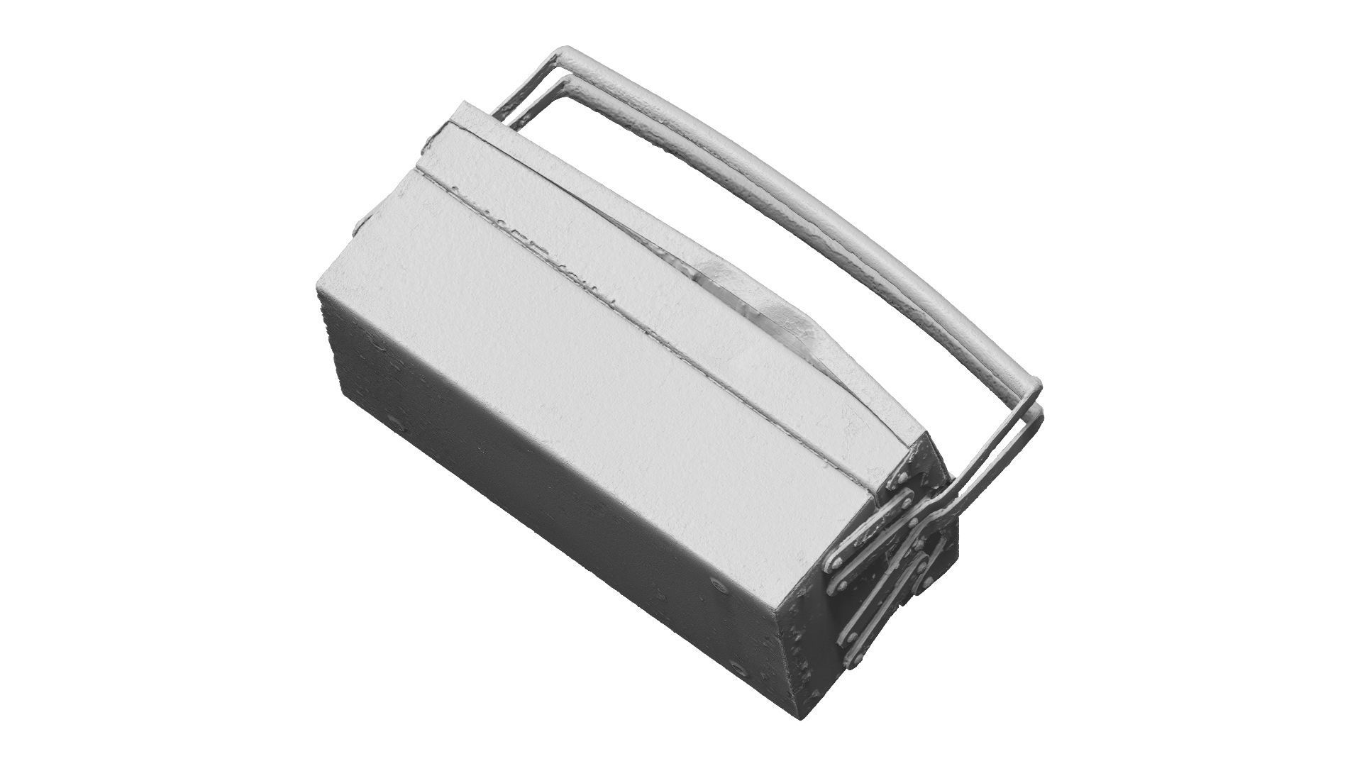 Rusty Metal Toolbox Raw Scanned 3D model_10