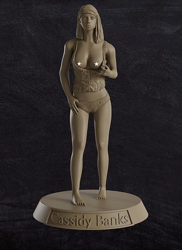 Pornstar Cassidy Banks - Figurine 3d print 3D print model