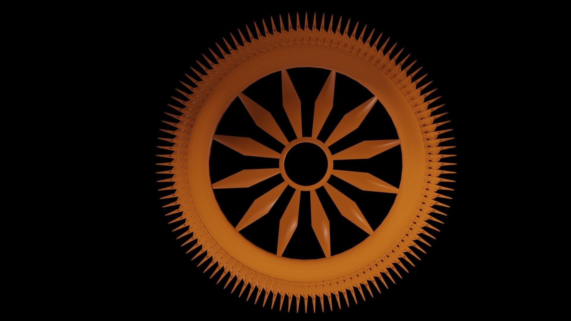 Sudarshan chakra of LORD KRISHNA AND LORD VISHNU 3D model_18