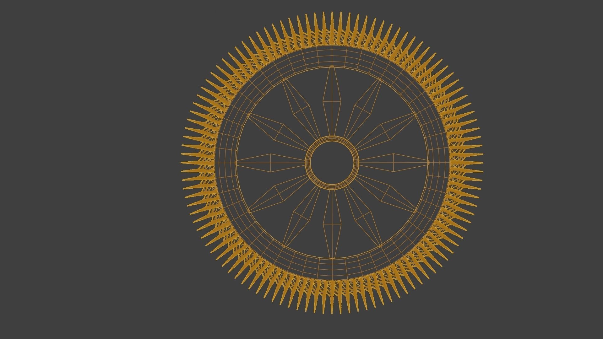 Sudarshan chakra of LORD KRISHNA AND LORD VISHNU 3D model_19