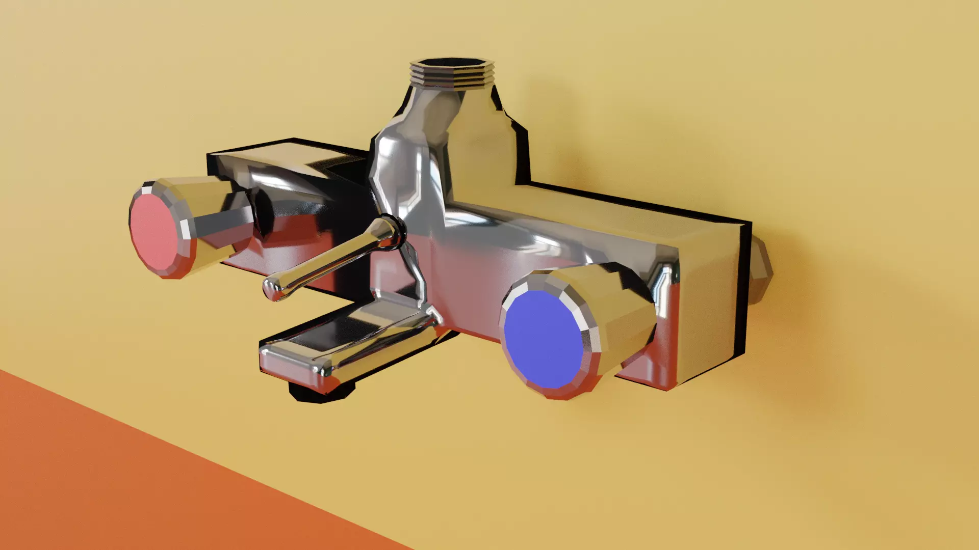 water mixer Free low-poly 3D model