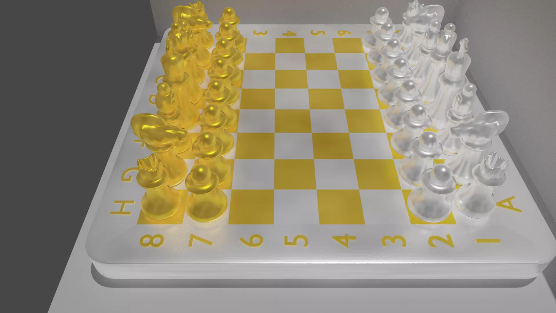 Precious chess 3D model_0
