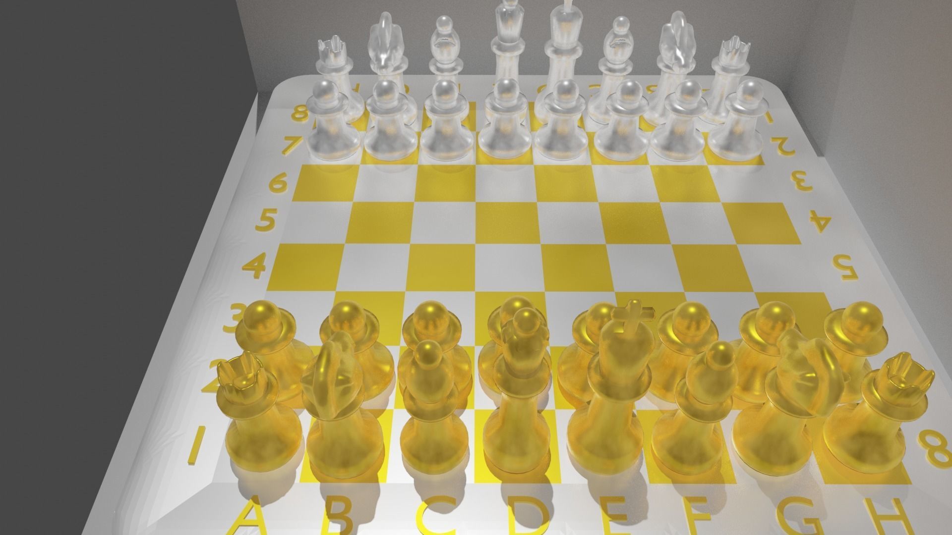 Precious chess 3D model_2