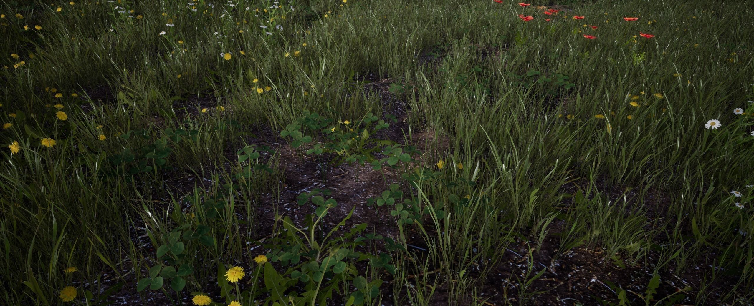 Clover European foliage 8 of 20 Low-poly 3D model Low-poly 3D model_2