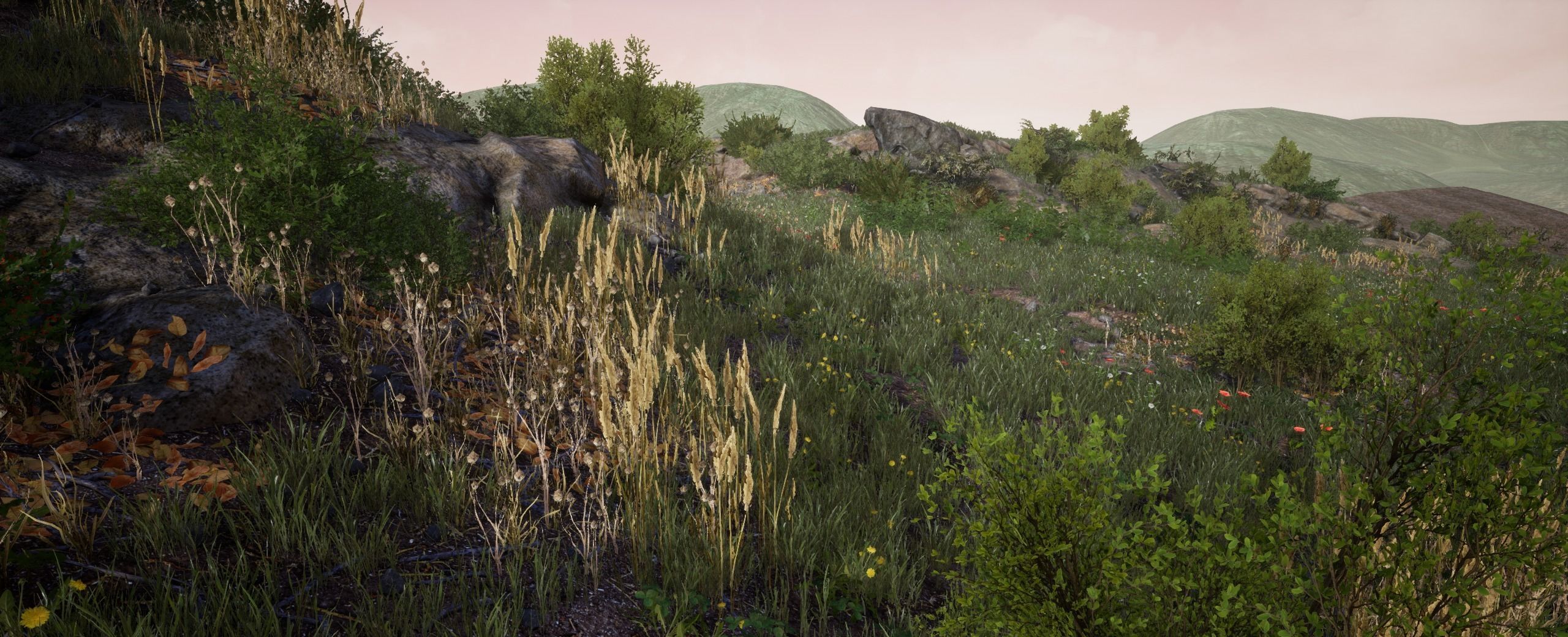 GlyceriaMaxima European foliage 12 of 20 Low-poly 3D model Low-poly 3D model_4